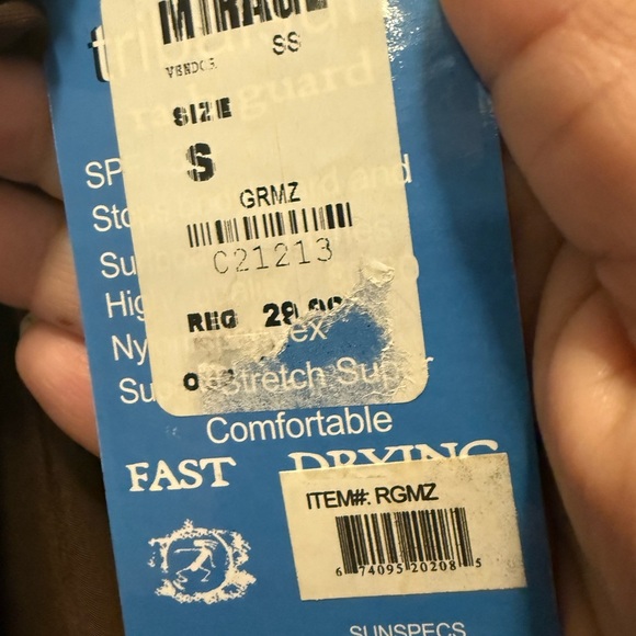 Tribal Surf Brown and Yellow Rash Guard woman’s Swim/Surf top size S - Picture 4 of 4